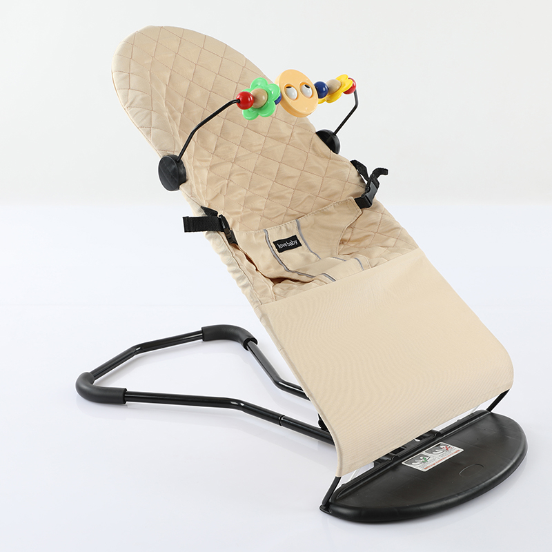Baby Swing Bouncer - Foldable Baby Rocking Chair with Toys