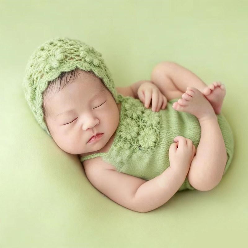 Baby Products Expo - 2026 Newborn Mohair Romper Photography Props,