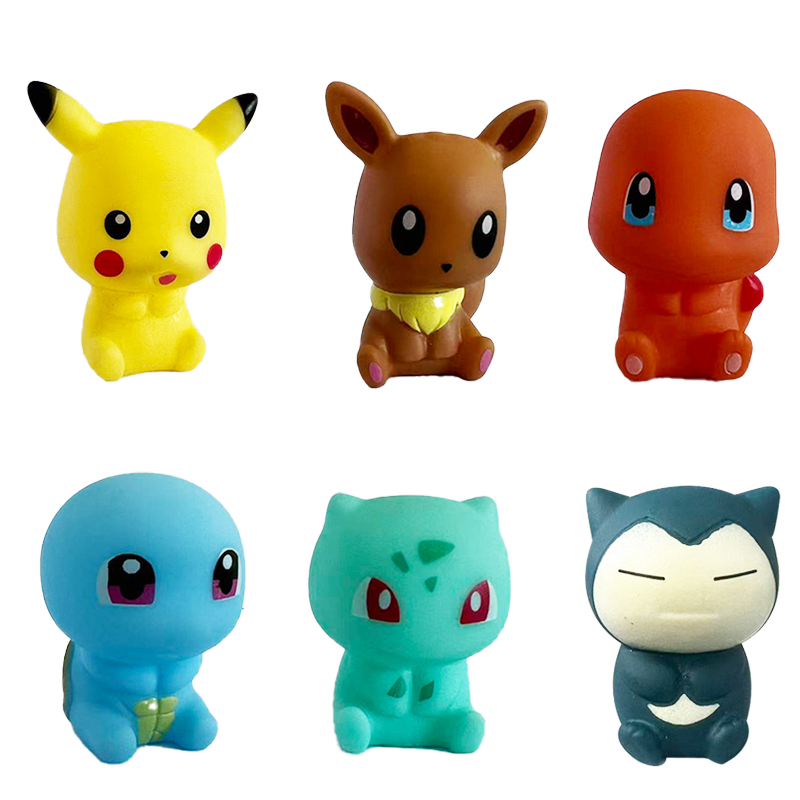 6Pcs Pokemon Bath Toys Pikachu - đánh giá và giá Baby Products In Japan